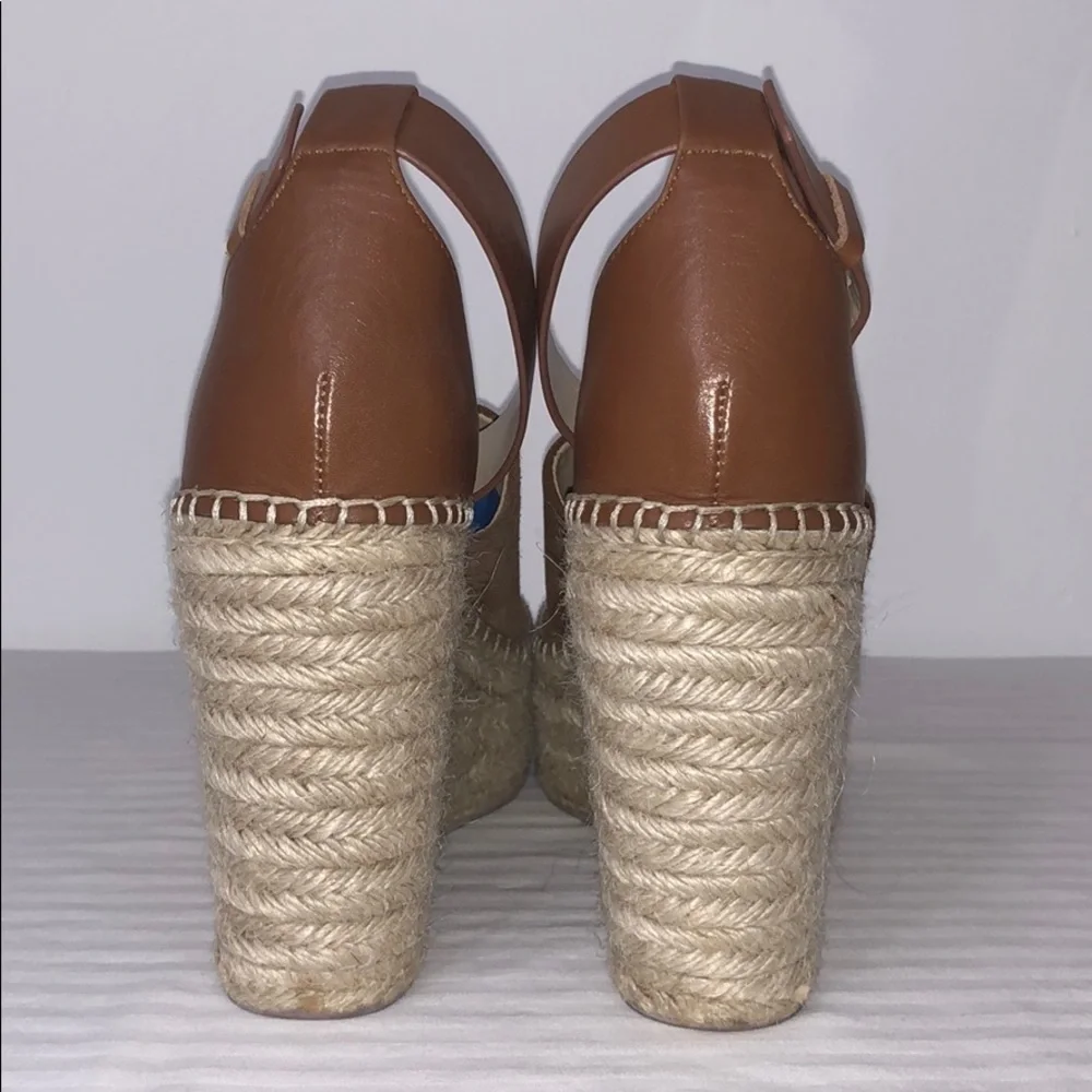 LAST ONE AVAILABLE!! Marc Fisher Ankle Strap Espadrille Platform Wedges Size 10
